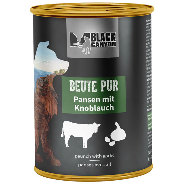 Black Canyon Dog Prooi Puur Pens met Knoflook