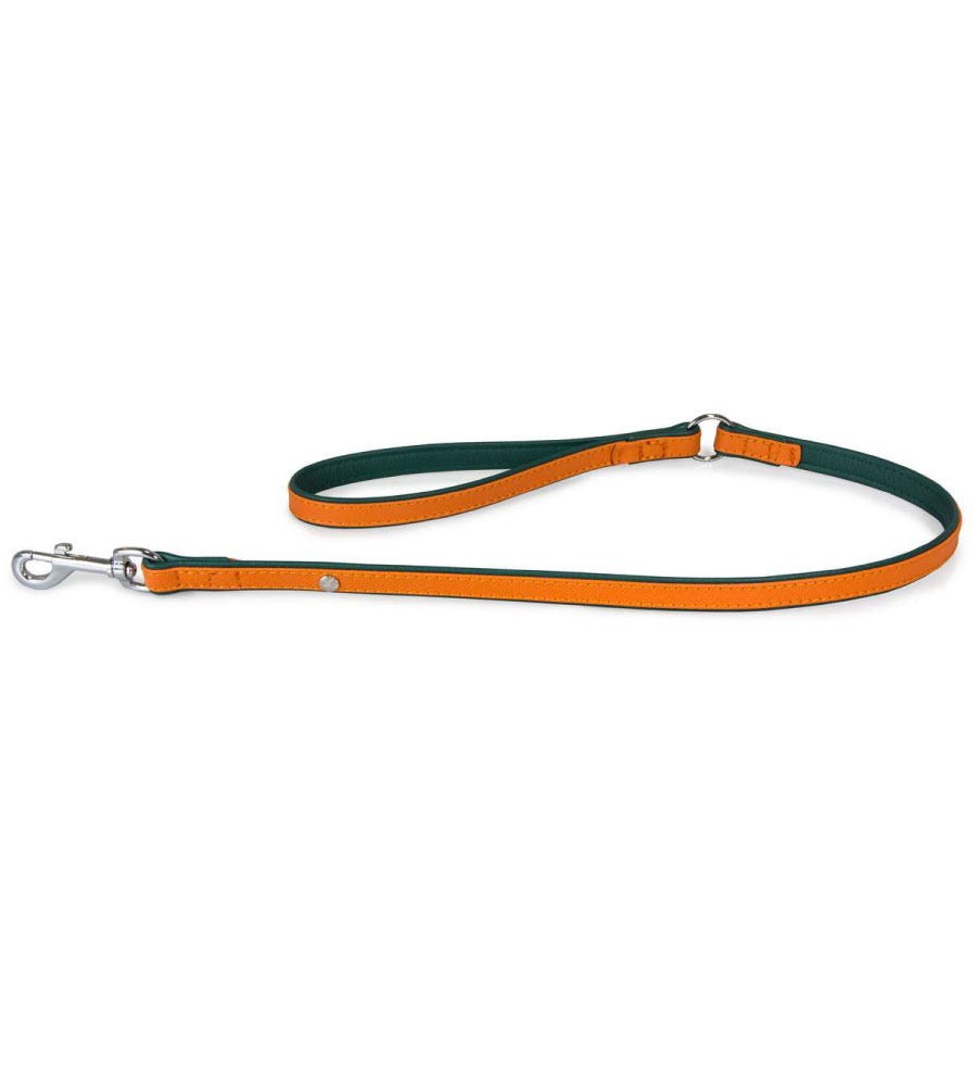 Das Lederband Looplijn Firenze Orange / Forest